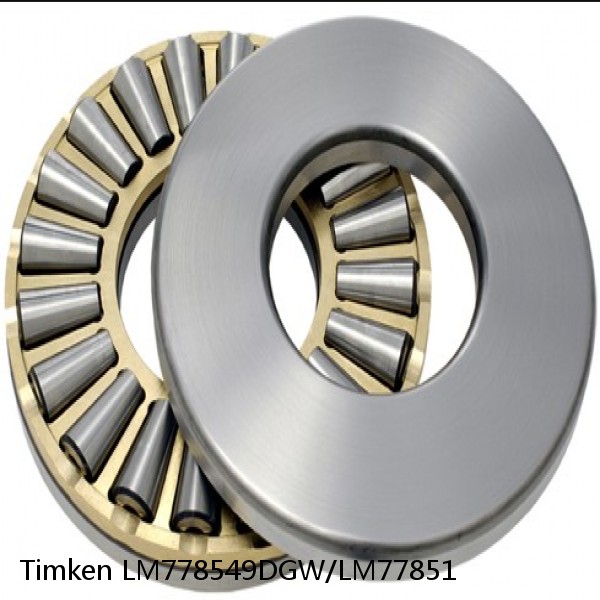 LM778549DGW/LM77851 Timken Thrust Spherical Roller Bearing