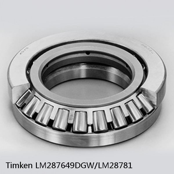 LM287649DGW/LM28781 Timken Thrust Tapered Roller Bearing