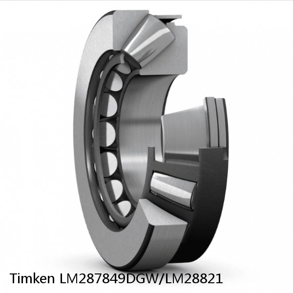 LM287849DGW/LM28821 Timken Thrust Tapered Roller Bearing